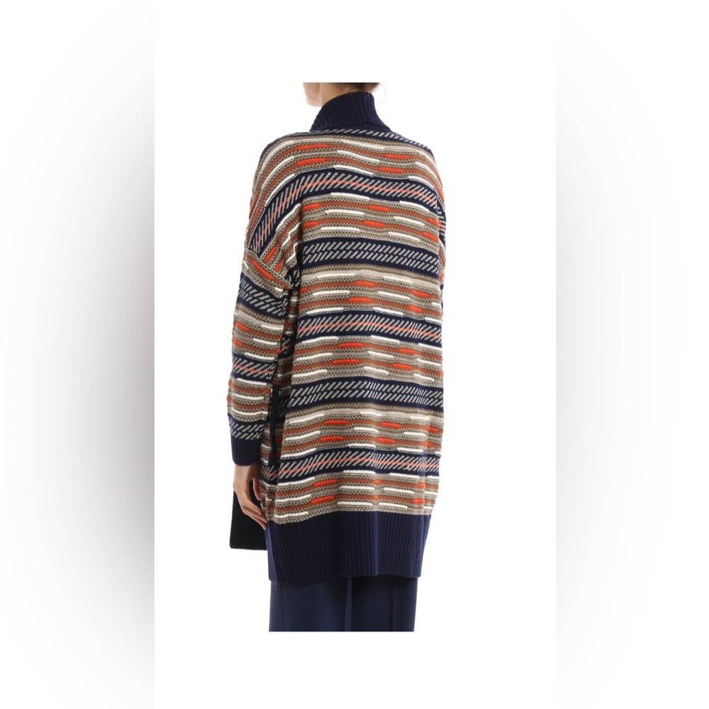 Diane von furstenberg taletha mixed knit cardigan sweater. Size S - Picture 4 of 12
